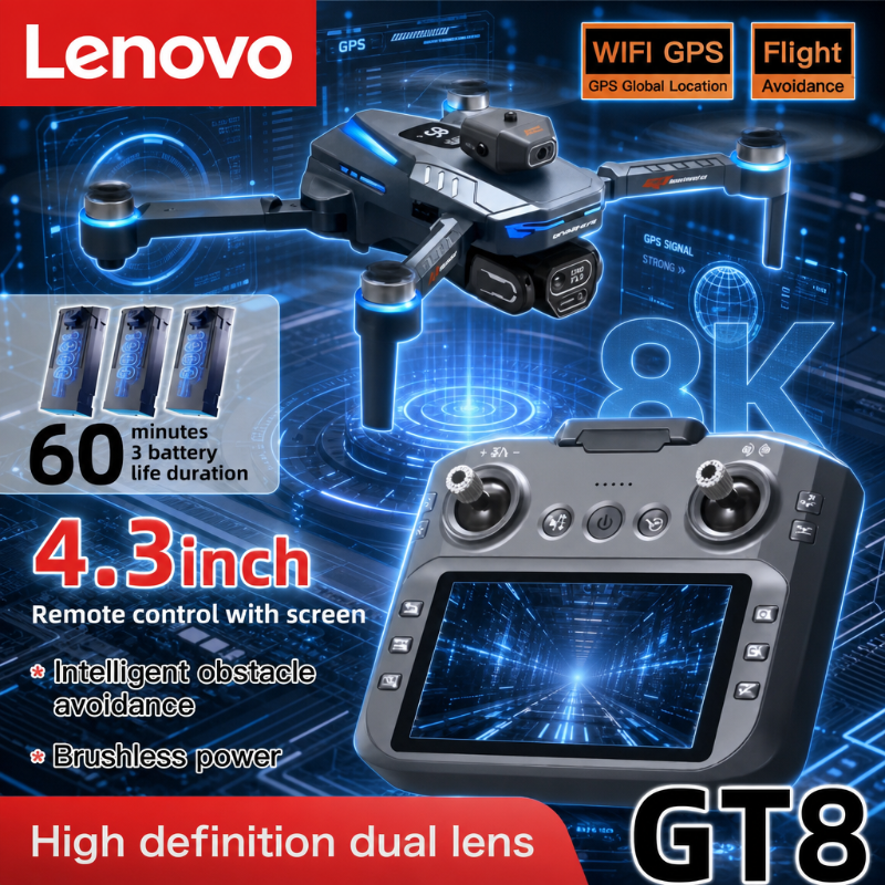Drone Gimbal 2 Axis - Lenovo GT8 8K Drone Professional Aerial
