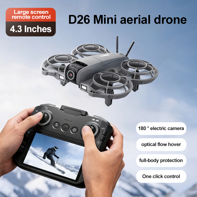 D26 Drone 4K Aerial HD 180° Ca - Drone Gimbal 2 Axis review and price