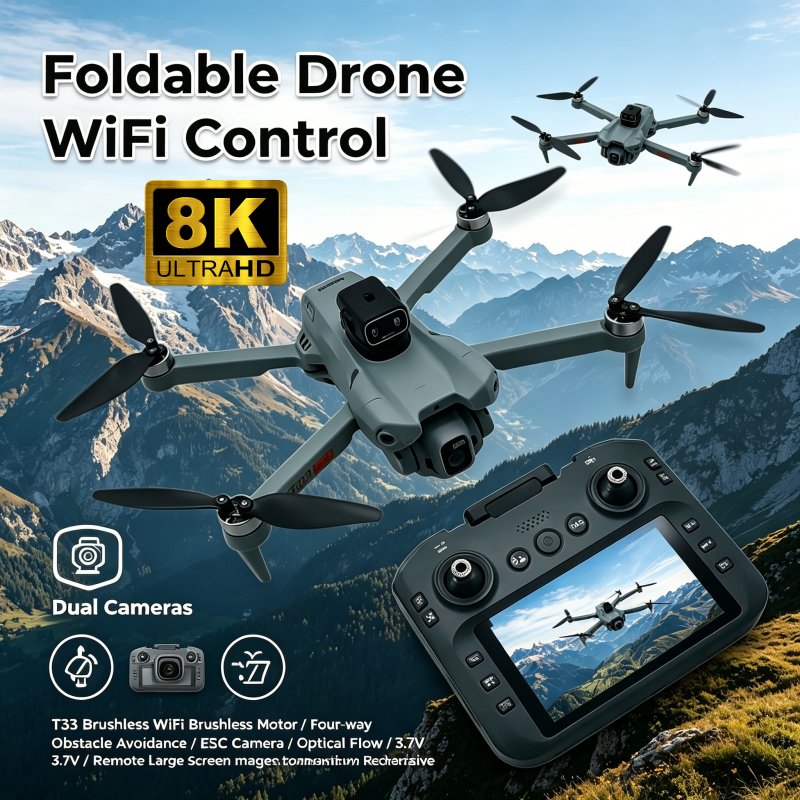 2026 New T33 RC Drone 8K Camer - Drone Gimbal 3 Axis review and price